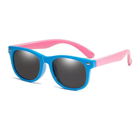 Blue & Pink Bendable Flexible Kids Polarized Sunglasses - Jelly Specs warblade-new-kids-polarized-sunglasses-tr90-boys-girls-sun-glasses-silicone-safety-glasses-gift-for-children-baby-uv400-e