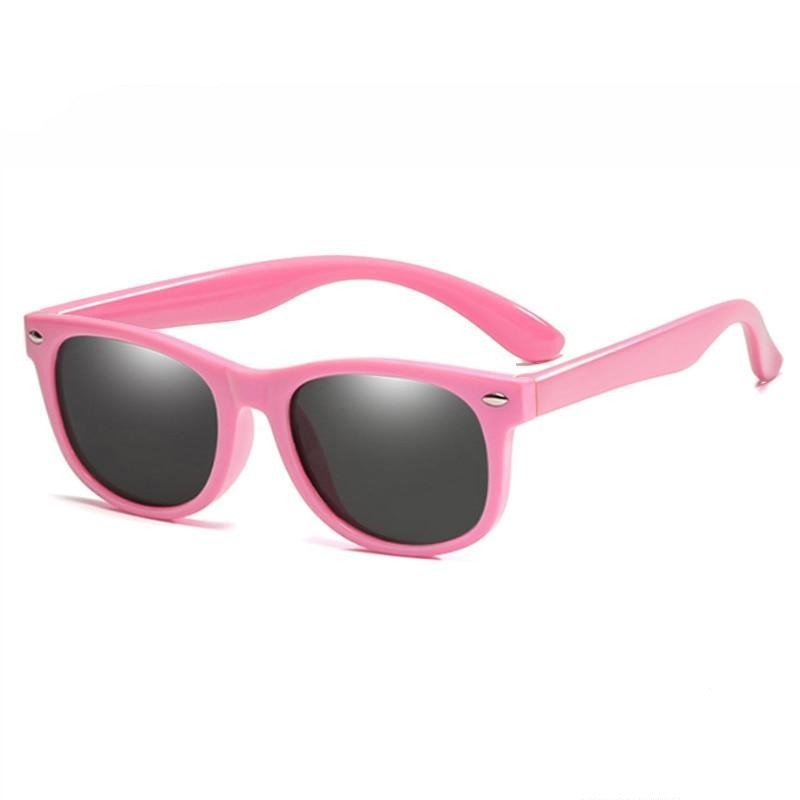 Pink Bendable Flexible Kids Polarized Sunglasses - Jelly Specs warblade-new-kids-polarized-sunglasses-tr90-boys-girls-sun-glasses-silicone-safety-glasses-gift-for-children-baby-uv400-eyewear-
