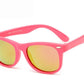 Radiant in Pink: Kids' Polarized Sunglasses with Pink Mirrored Lenses, Featuring a Bendable and Flexible Design
