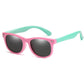 Pink & Green Bendable Flexible Kids Polarized Sunglasses - Jelly Specs warblade-new-kids-polarized-sunglasses-tr90-boys-girls-sun-glasses-silicone-safety-glasses-gift-for-children-baby-uv400-